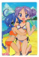 Konata & Hiiragi (Swimsuit ver.) Lucky Star Art Print