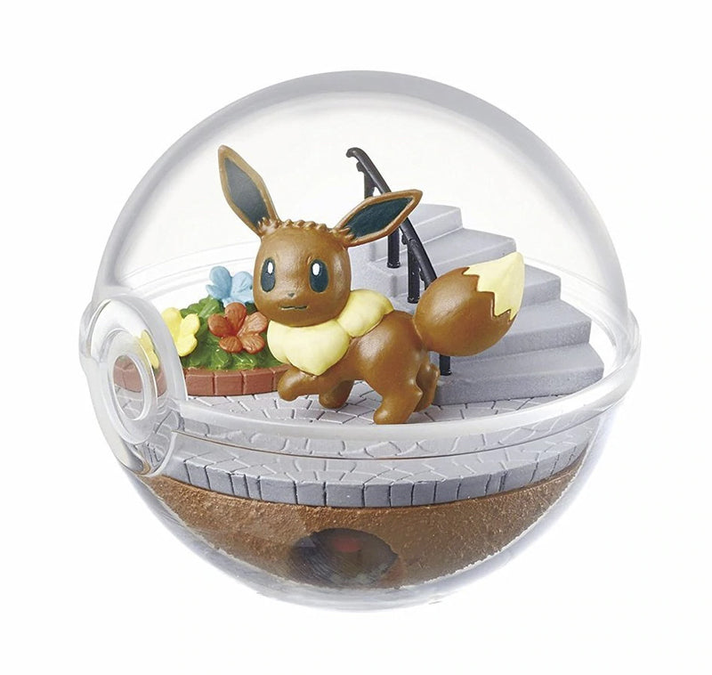 Eevee Pokemon Terrarium Collection Figure