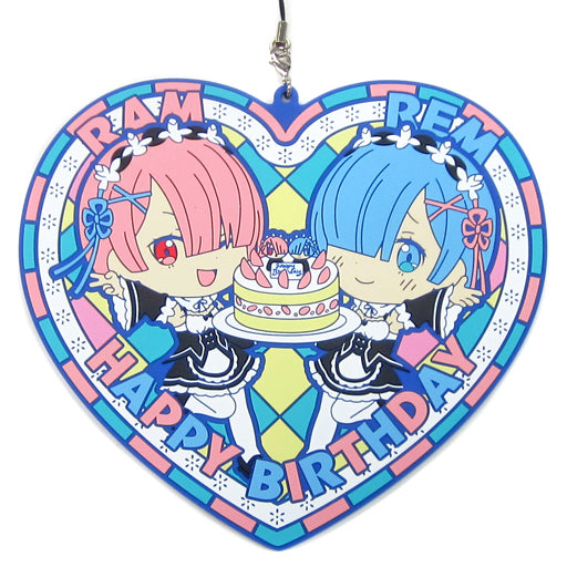 Re:ZERO - Happy Birthday REM & RAM! Ichibankuji Large Rubber Strap Cake Ver.